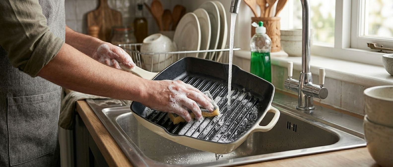 grillpan_schoonmaken