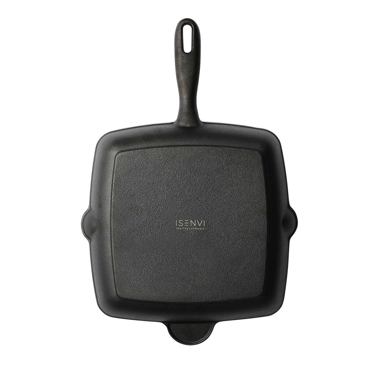 ISENVI Byron gietijzeren grillpan vierkant 28 CM