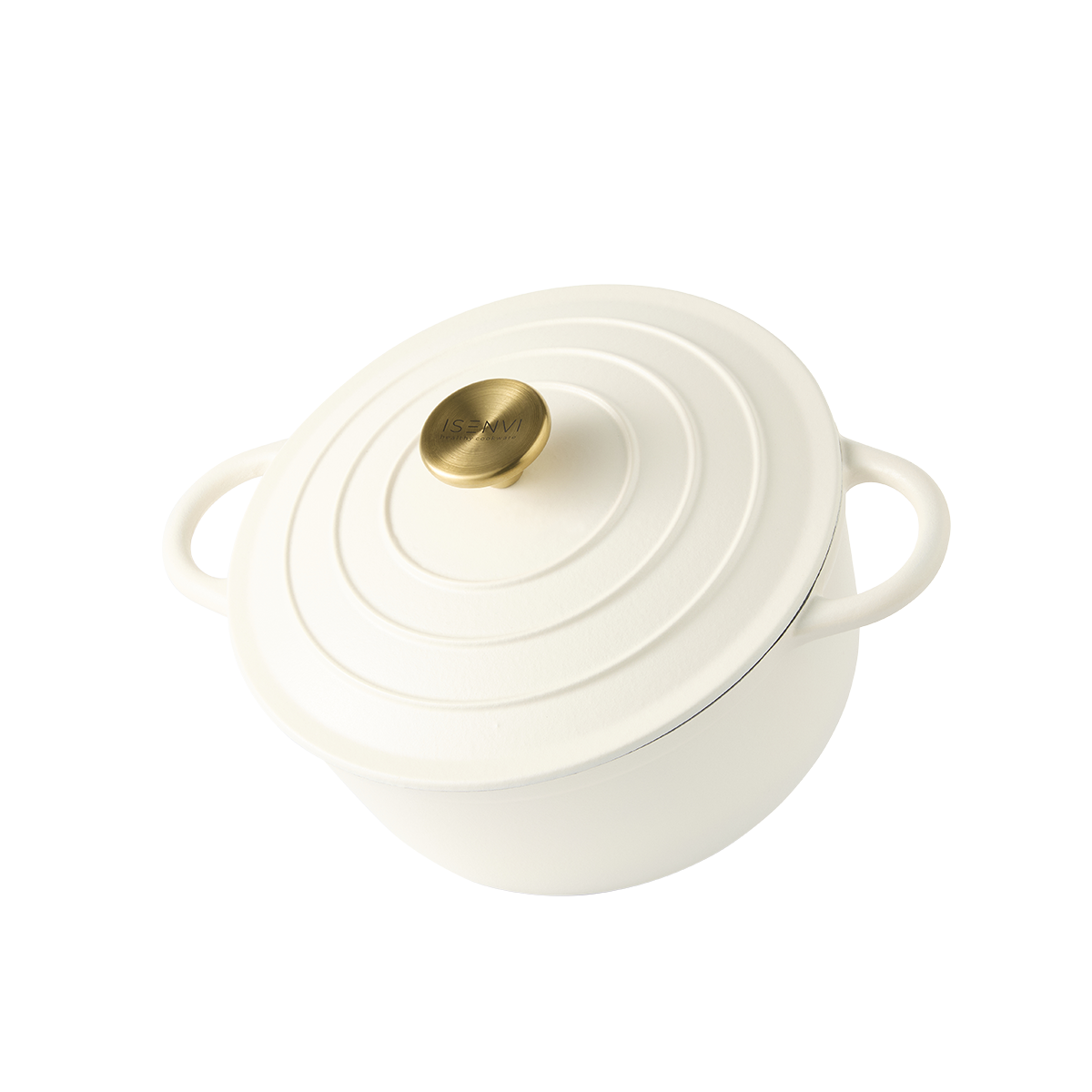ISENVI Byron gietijzeren braadpan 24 CM - Met deksel