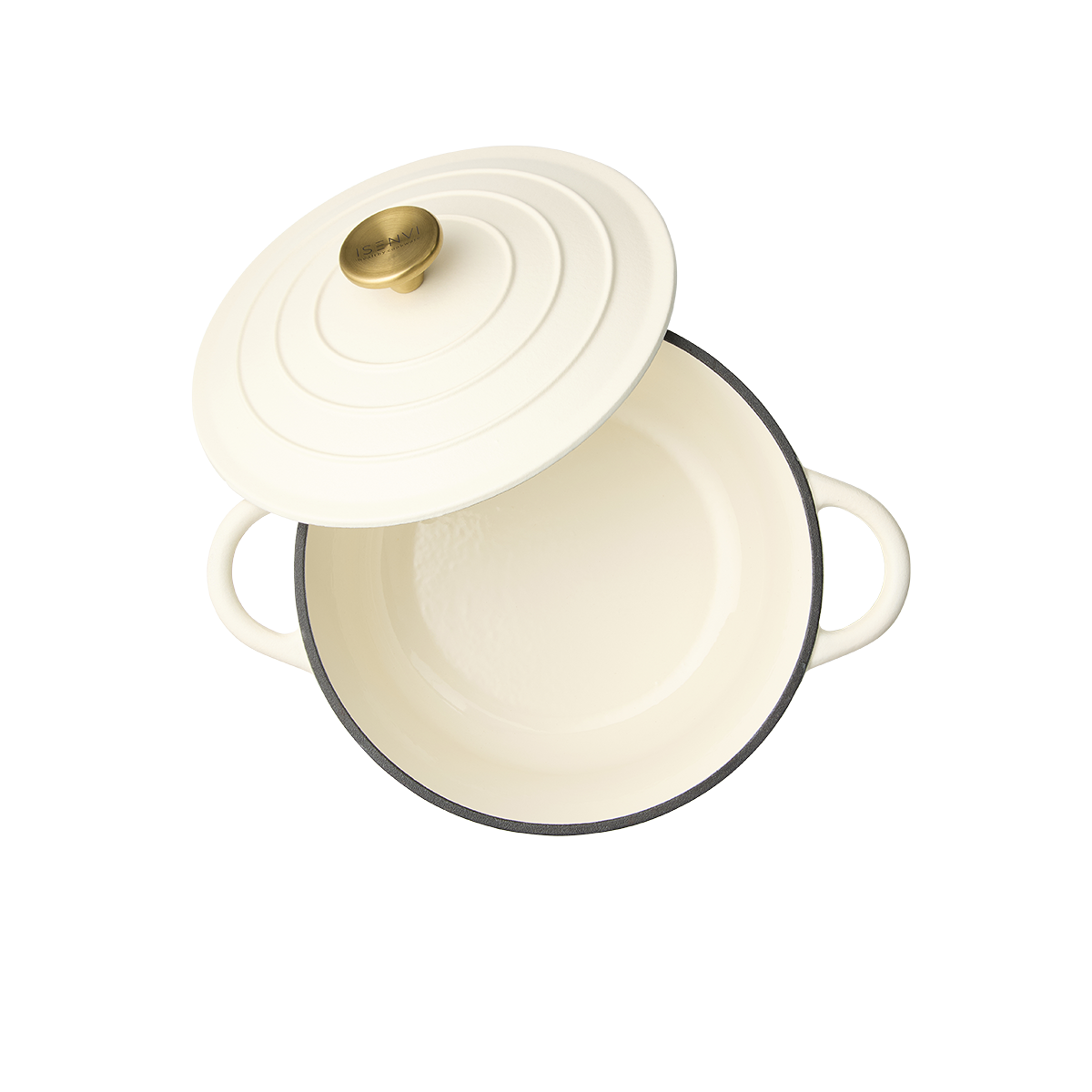 ISENVI Byron gietijzeren braadpan 24 CM - Met deksel