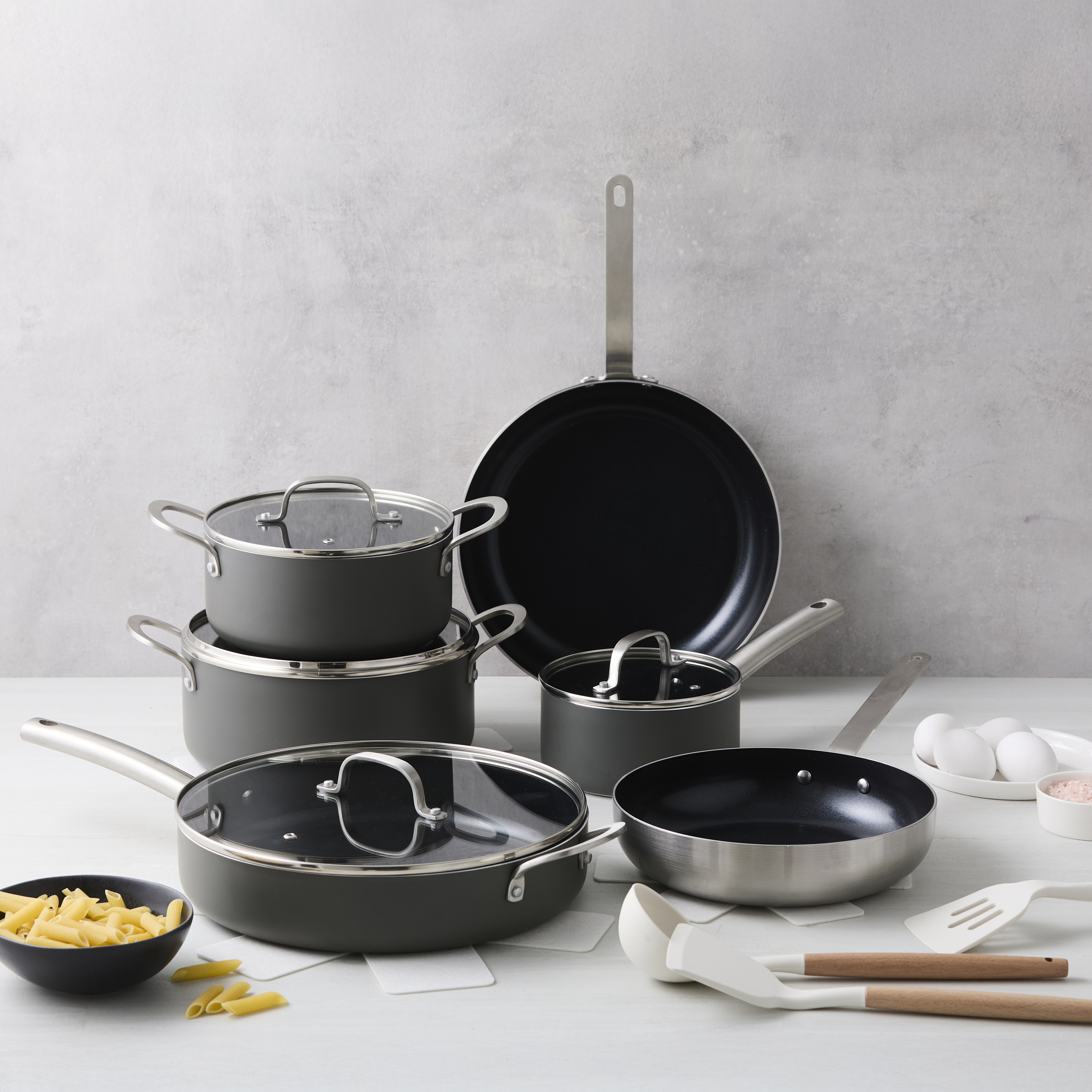 ISENVI Murray Chef Maison - Soenil Special Edition - Pannenset 15 delig - RVS grepen afbeelding