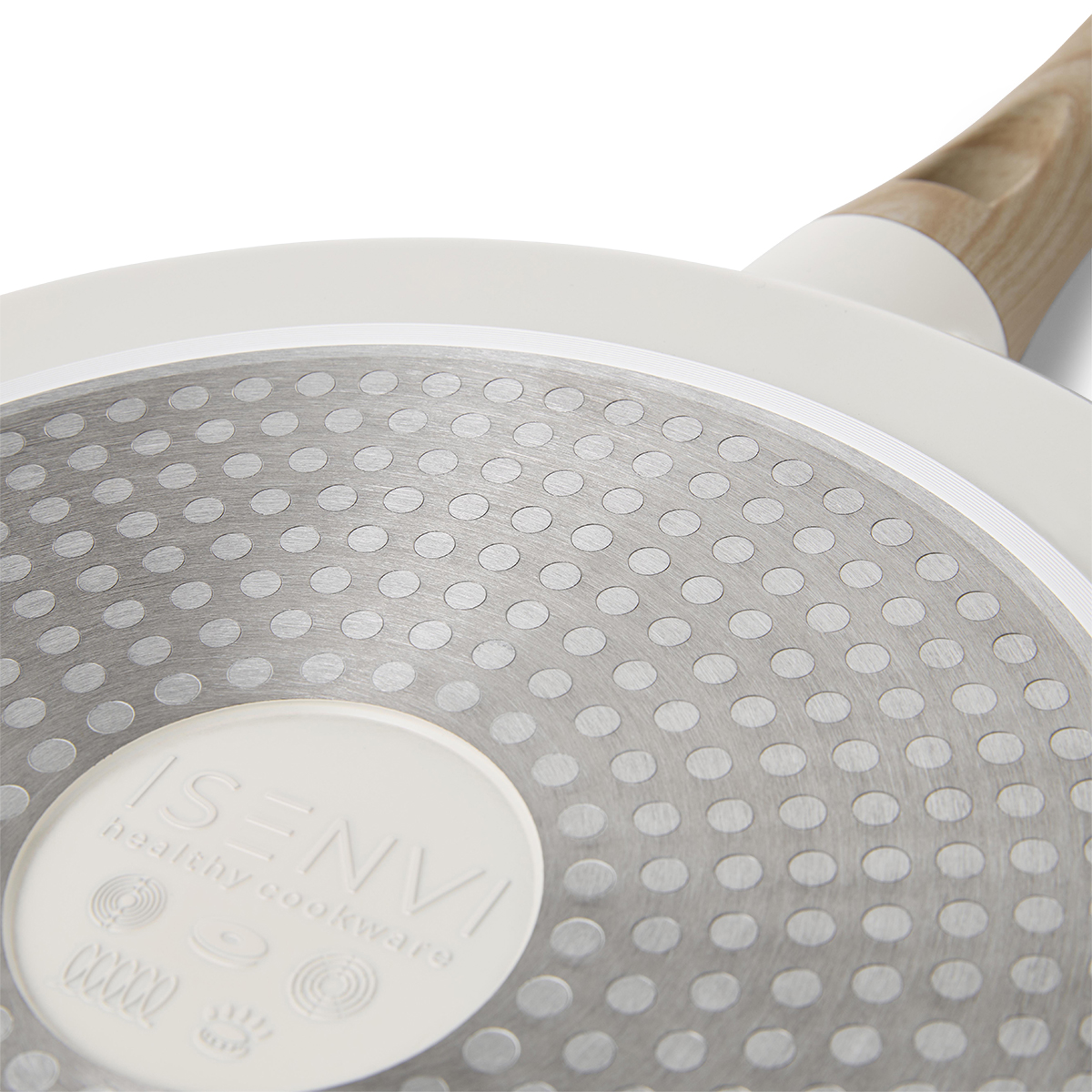 ISENVI Alice keramische pannenkoekenpan 28 CM - Beige