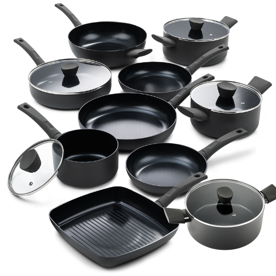 ISENVI Avon Chef Encore - Pannenset 22 delig - Ergo grepen