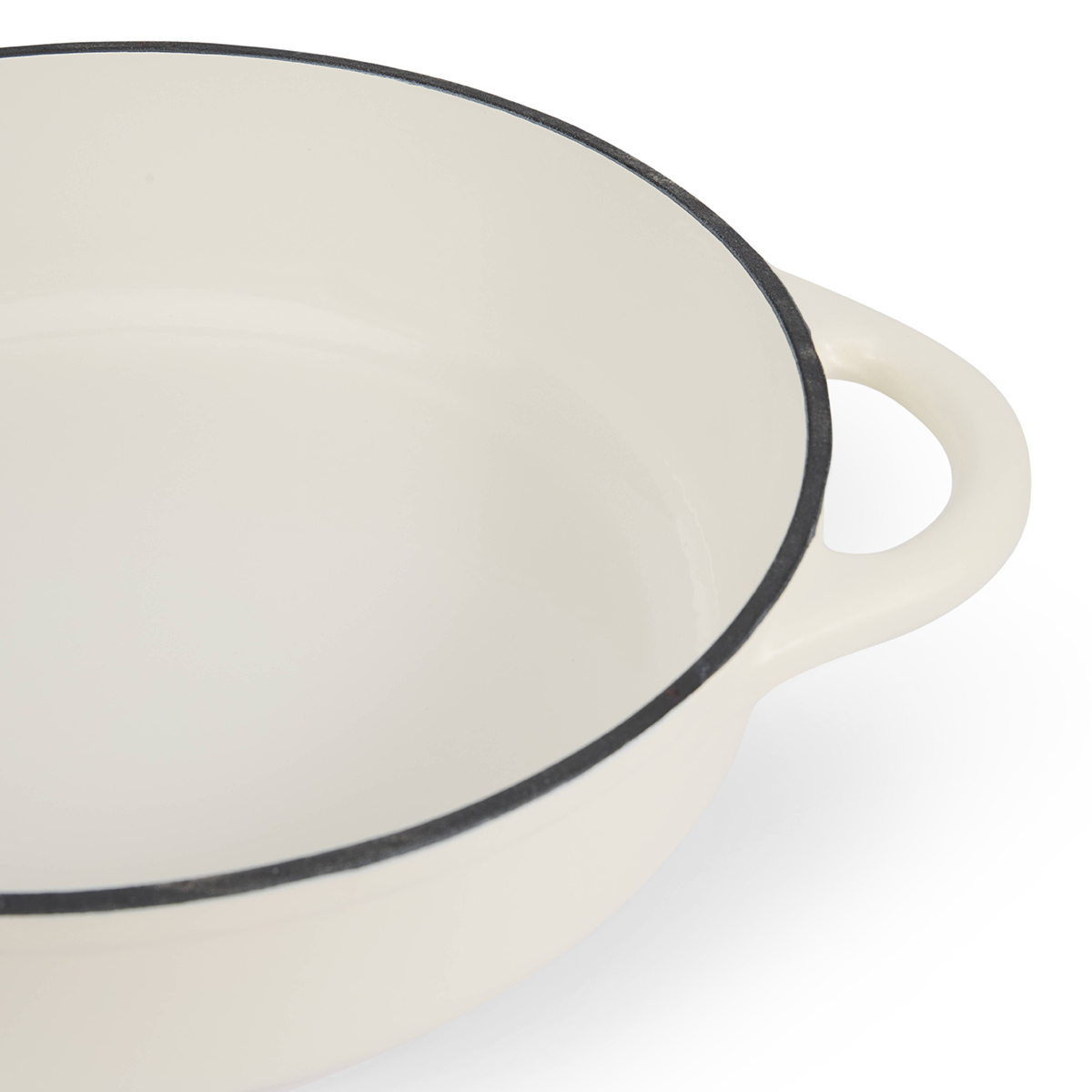 ISENVI Byron gietijzeren hapjespan 28 CM met deksel, ovenwant en pannenlap