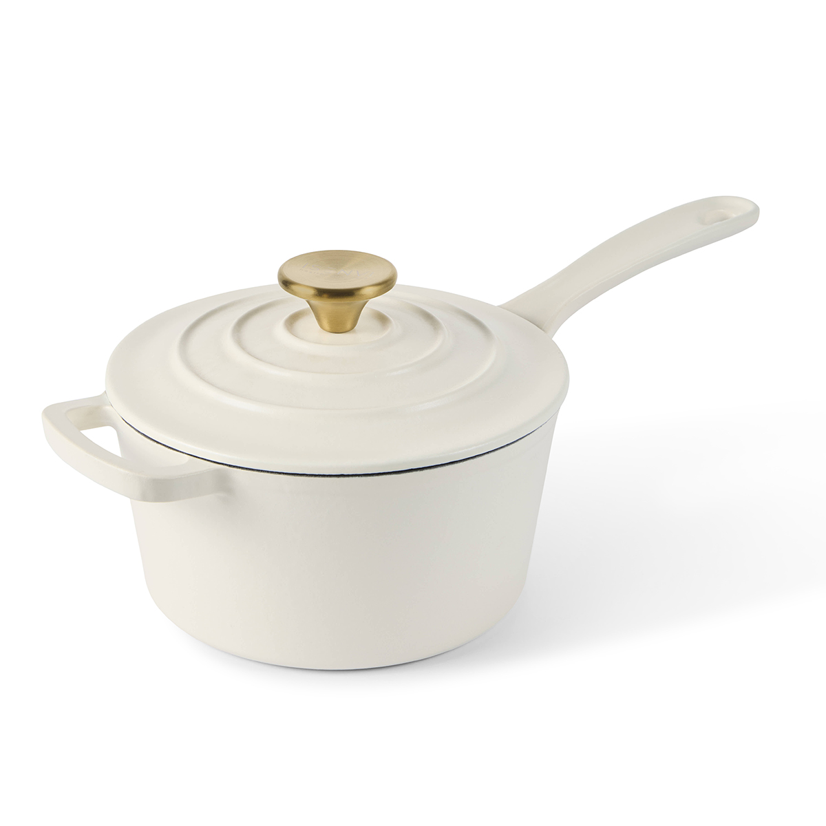ISENVI Byron gietijzeren sauspan 19 CM - met deksel, ovenwant en pannenlap