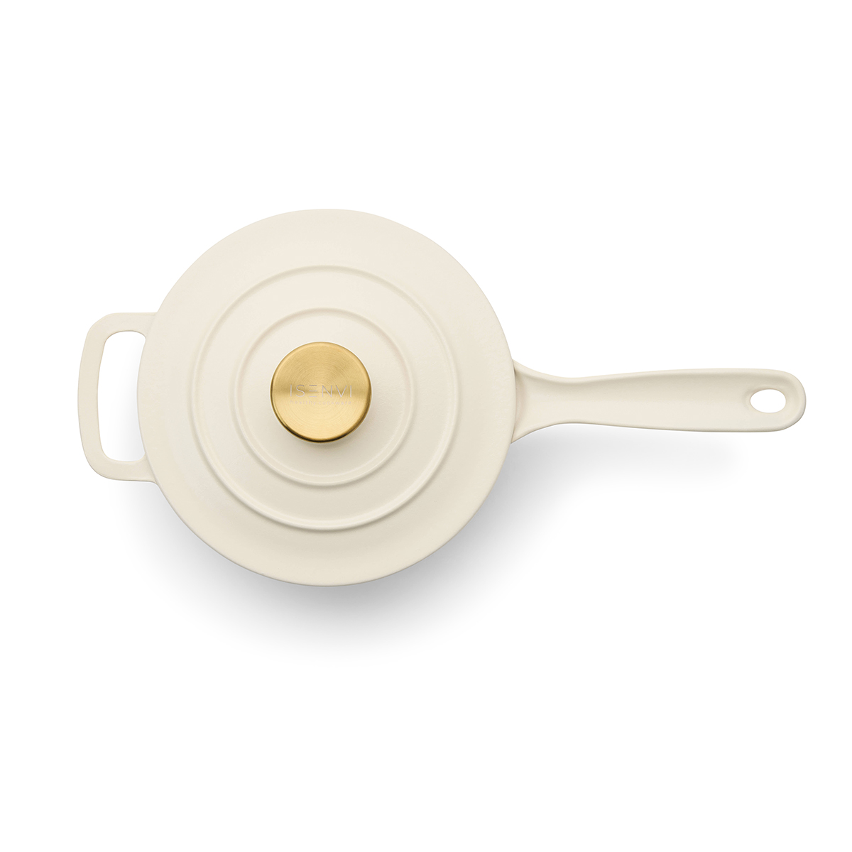 ISENVI Byron gietijzeren sauspan 19 CM - met deksel, ovenwant en pannenlap