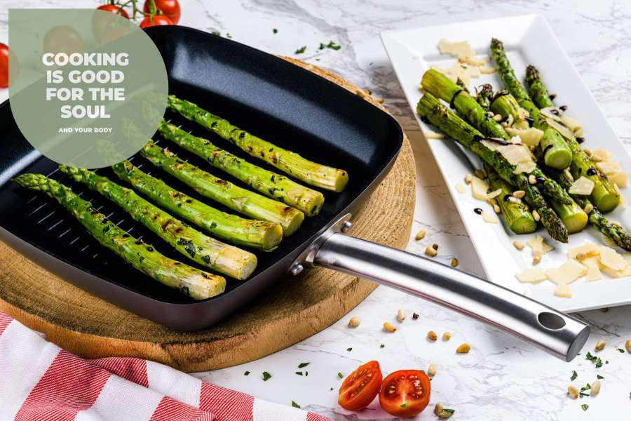 ISENVI Murray keramische grillpan 26 CM - RVS greep