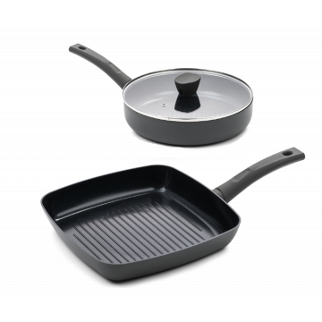 Avon Combideal - keramische grillpan en hapjespan - Ergo