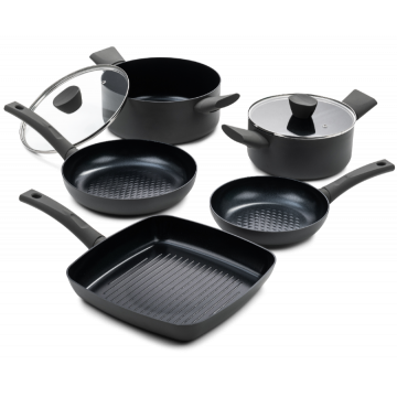 Avon Super Combi Grill - Pannenset 5 delig - Ergo grepen