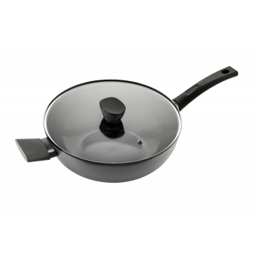 Avon keramische wok met deksel 32 CM - Ergo greep