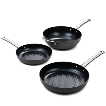 Murray combideal 3 delig - Koekenpannen en wok - RVS