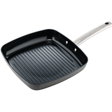 Murray Keramik Grillpfanne 26 cm - Griff aus Edelstahl