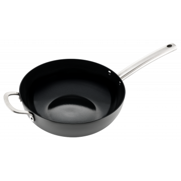 daar ben ik het mee eens Absoluut impliciet Victoria Forged Keramische wokpan 36 CM | rvs greep | ISENVI | ISENVI | Dé  specialist in keramische pannen | Keramische pannen en pannensets