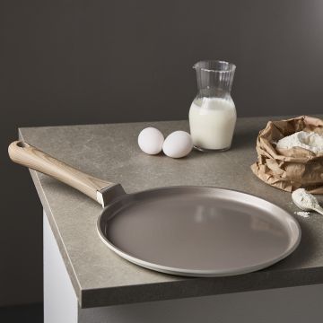 Alice keramische Pfannkuchenpfanne 28 cm – Beige