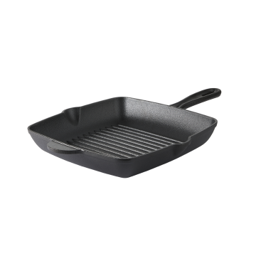 Byron gietijzeren grillpan vierkant 28 CM
