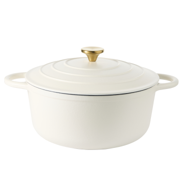 Byron gietijzeren braadpan 28 CM - Met deksel