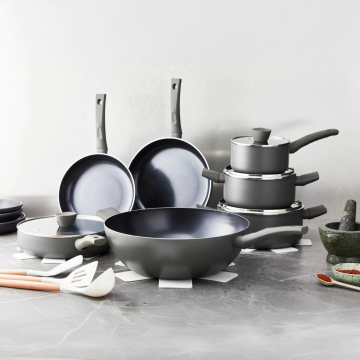 Avon Chef Deluxe Pannenset 18 delig - Ergo grepen
