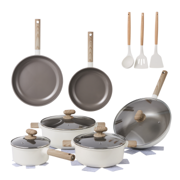 Alice 15‑teiliges Topfset – Beige