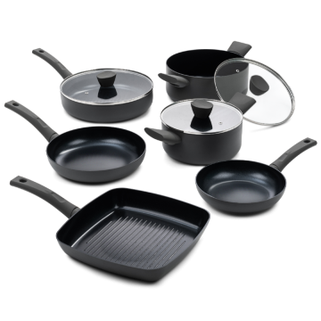 Avon Speciaal set - Pannenset 9 delig - Ergo grepen