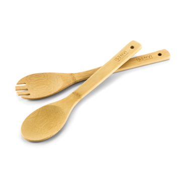 Preston Salatbesteck aus Bambus