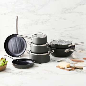 Murray Chef Deluxe Pannenset 18 delig - RVS grepen