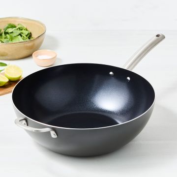 Murray keramische wokpan 32CM - RVS greep