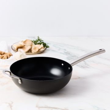 Murray keramische wokpan 28 CM - RVS greep