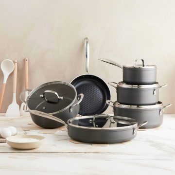Victoria Forged Chef du Jour - Pannenset 19 delig - RVS grepen