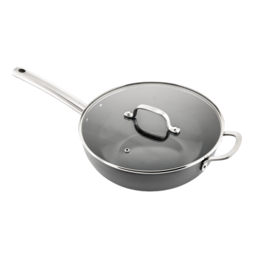 Murray keramische wokpan met deksel 36 CM - RVS greep