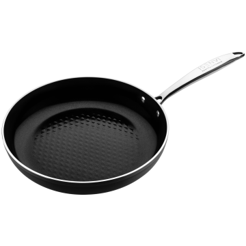 Victoria Forged keramische koekenpan 28 CM - RVS greep