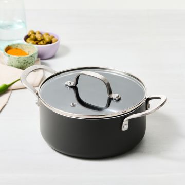 Murray Keramik Kochtopf 20 cm - Griff aus Edelstahl