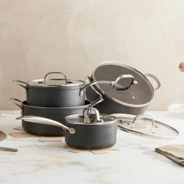 Victoria Forged Pfannenset 12-teilig - Griffe aus Edelstahl