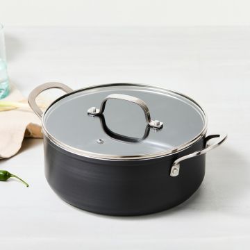 Victoria Forged keramische kookpan 24 CM - RVS greep