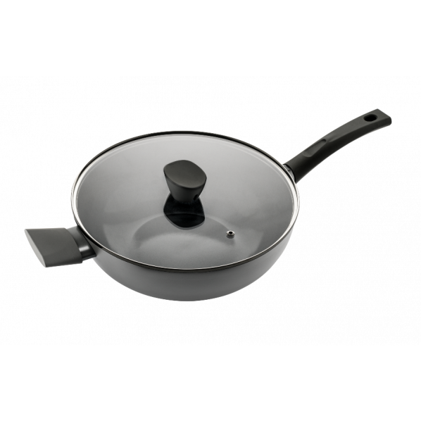 diepvries opslaan Vroeg Avon keramische wok met deksel 36 CM met ergo greep | ISENVI | ISENVI | Dé  specialist in keramische pannen | Keramische pannen en pannensets