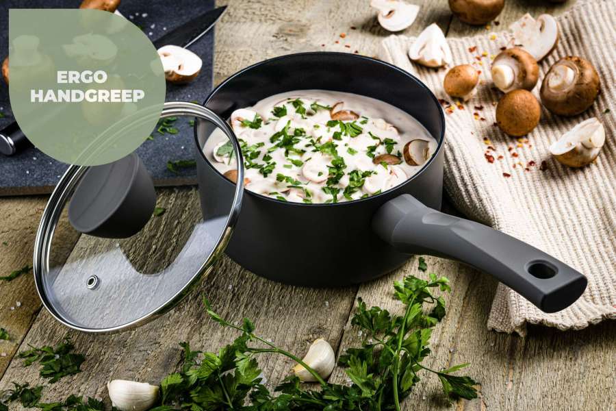 ISENVI Avon Chef du Jour Grill - Pannenset 17 delig - Ergo grepen