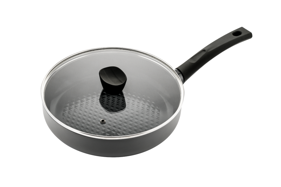 ISENVI Avon keramische hapjespan 26 CM - Ergo greep - Retour afbeelding