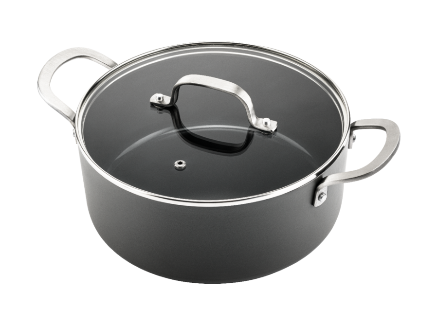 ISENVI Murray keramische kookpan 24 CM - RVS greep - Retour afbeelding
