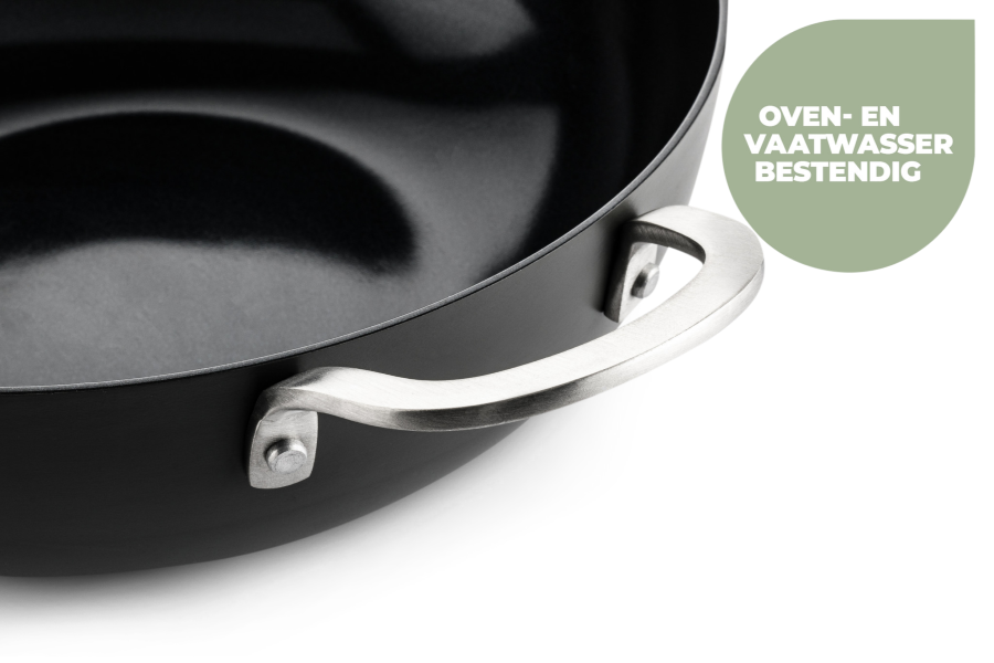 ISENVI Murray keramische braadpan 28 cm - RVS greep