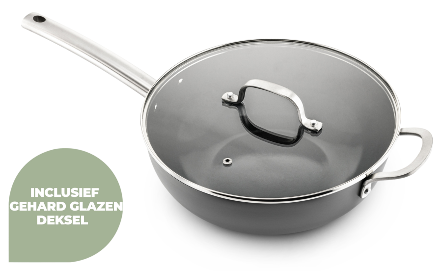 ISENVI Murray Chef Culinair set - Pannenset 9 delig - RVS grepen - Retour afbeelding