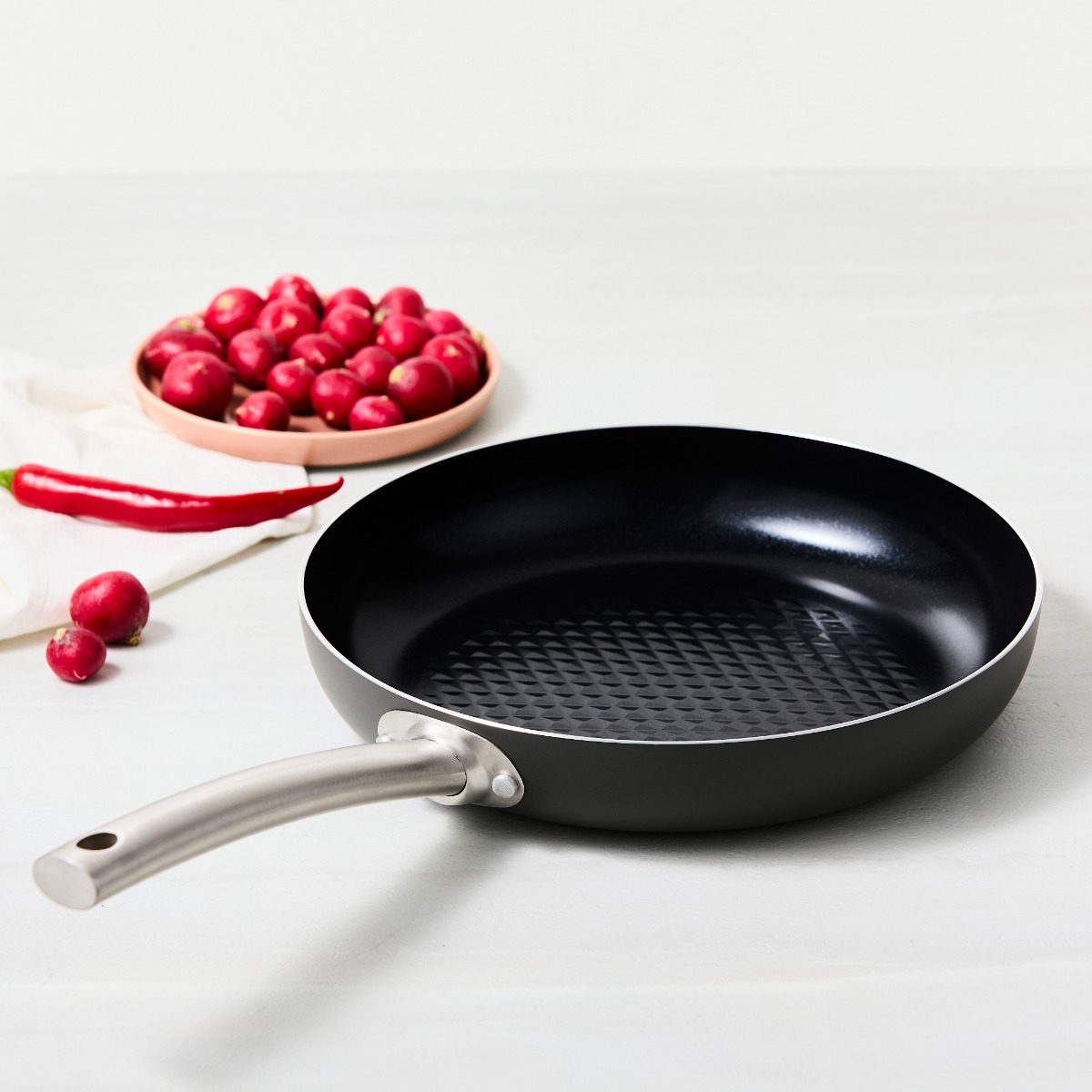 ISENVI Murray keramische koekenpan 28 CM - RVS greep
