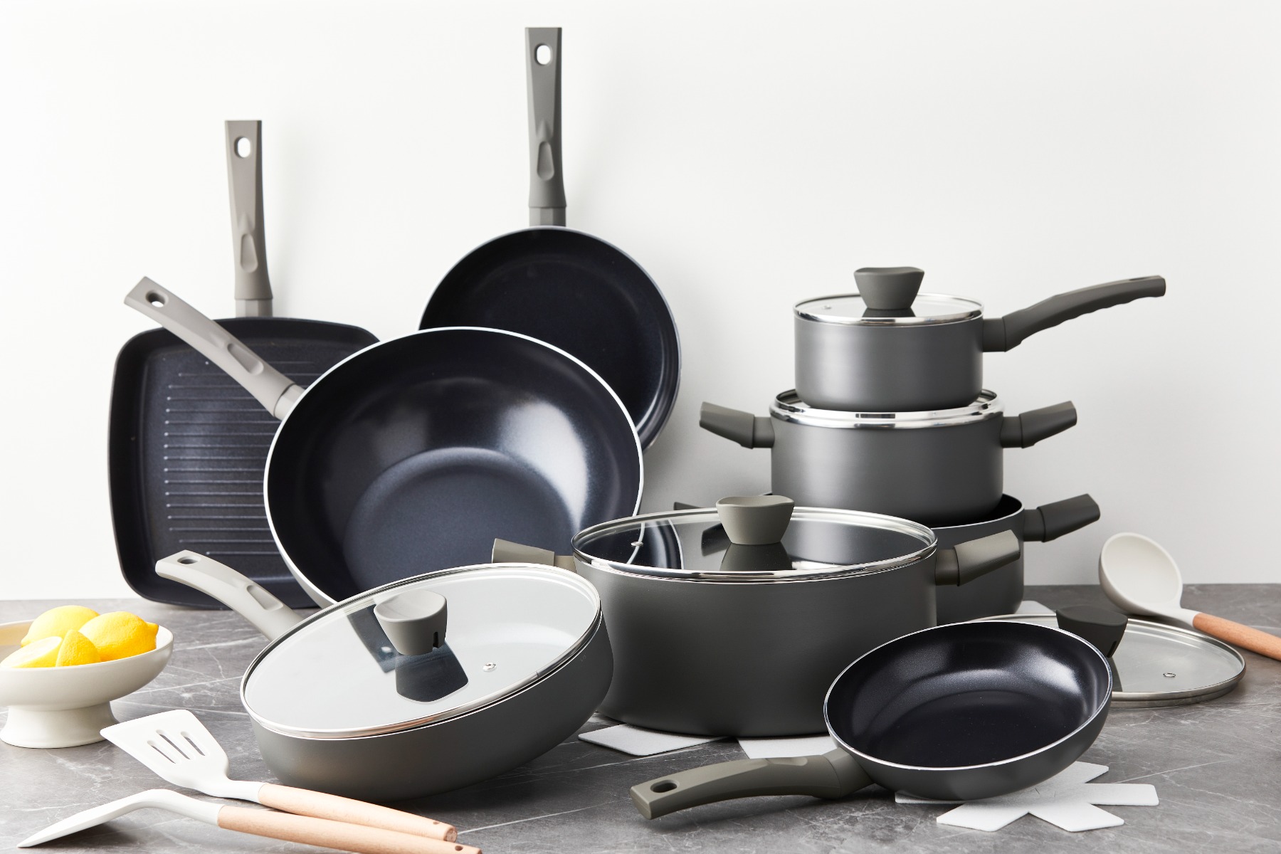 ISENVI Avon Chef Encore - Pannenset 10 delig - Ergo grepen