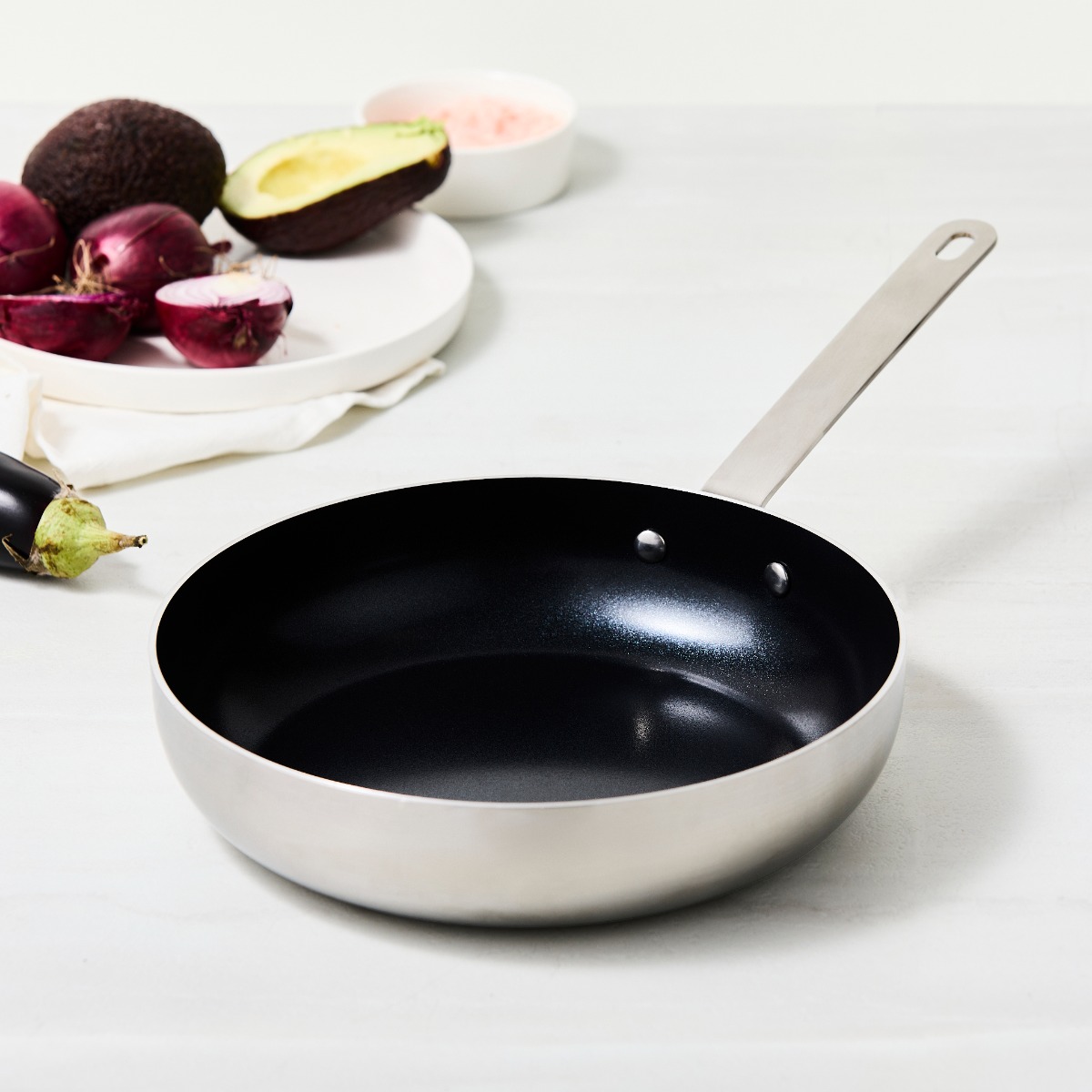 ISENVI Soenil by ISENVI - Keramische koekenpan 24 CM - RVS greep afbeelding