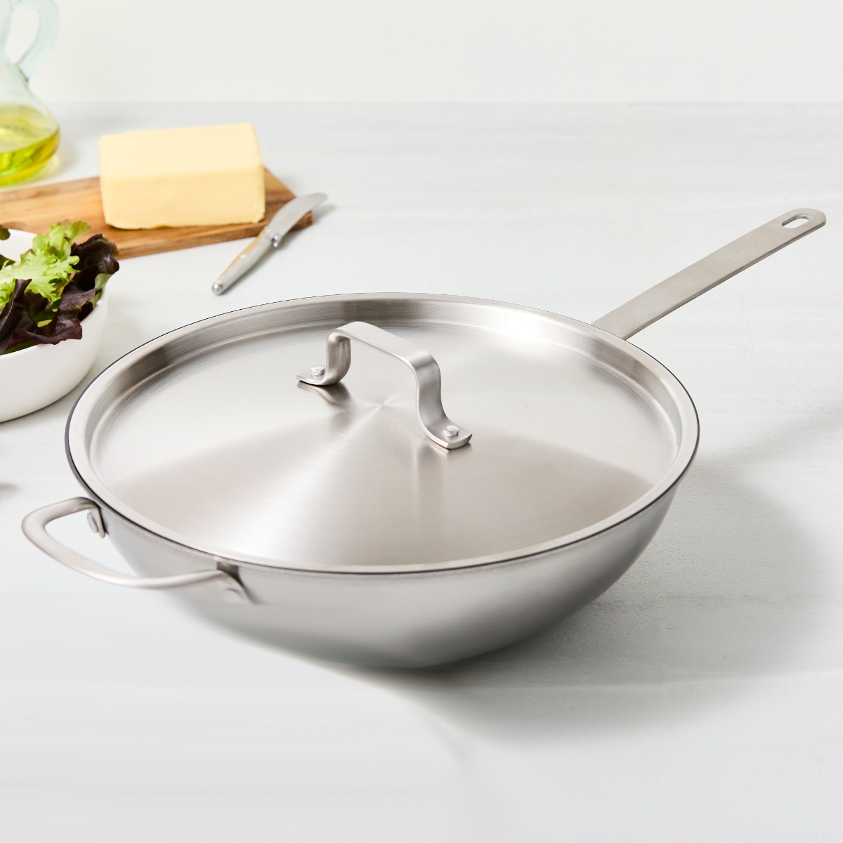ISENVI Soenil by ISENVI - Keramische wok 30 CM - RVS greep afbeelding