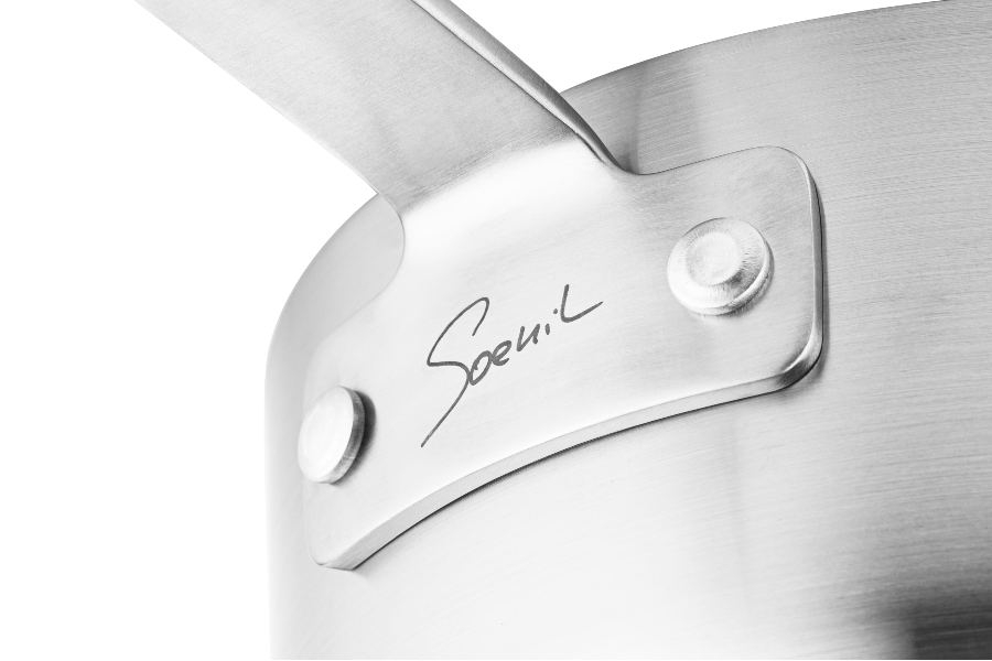 ISENVI Soenil by ISENVI - Keramische sauspan 16 CM - RVS greep - Retour afbeelding