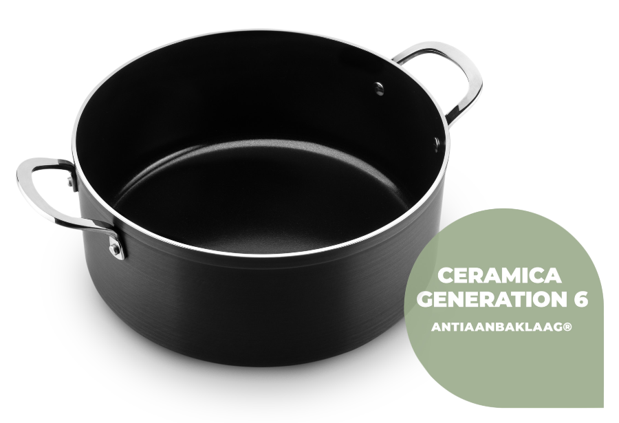 ISENVI Victoria Forged keramische kookpan 20 CM - RVS greep