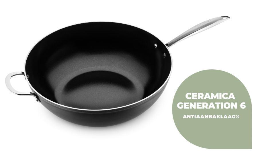 ISENVI Victoria Forged Chef Deluxe Pannenset 18 delig - RVS grepen
