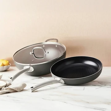 Murray Kombi-Angebot 6-teilig - Wok und Keramikpfannen - Griffe aus Edelstahl