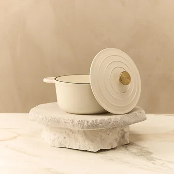 Byron gietijzeren braadpan 24 CM - Met deksel